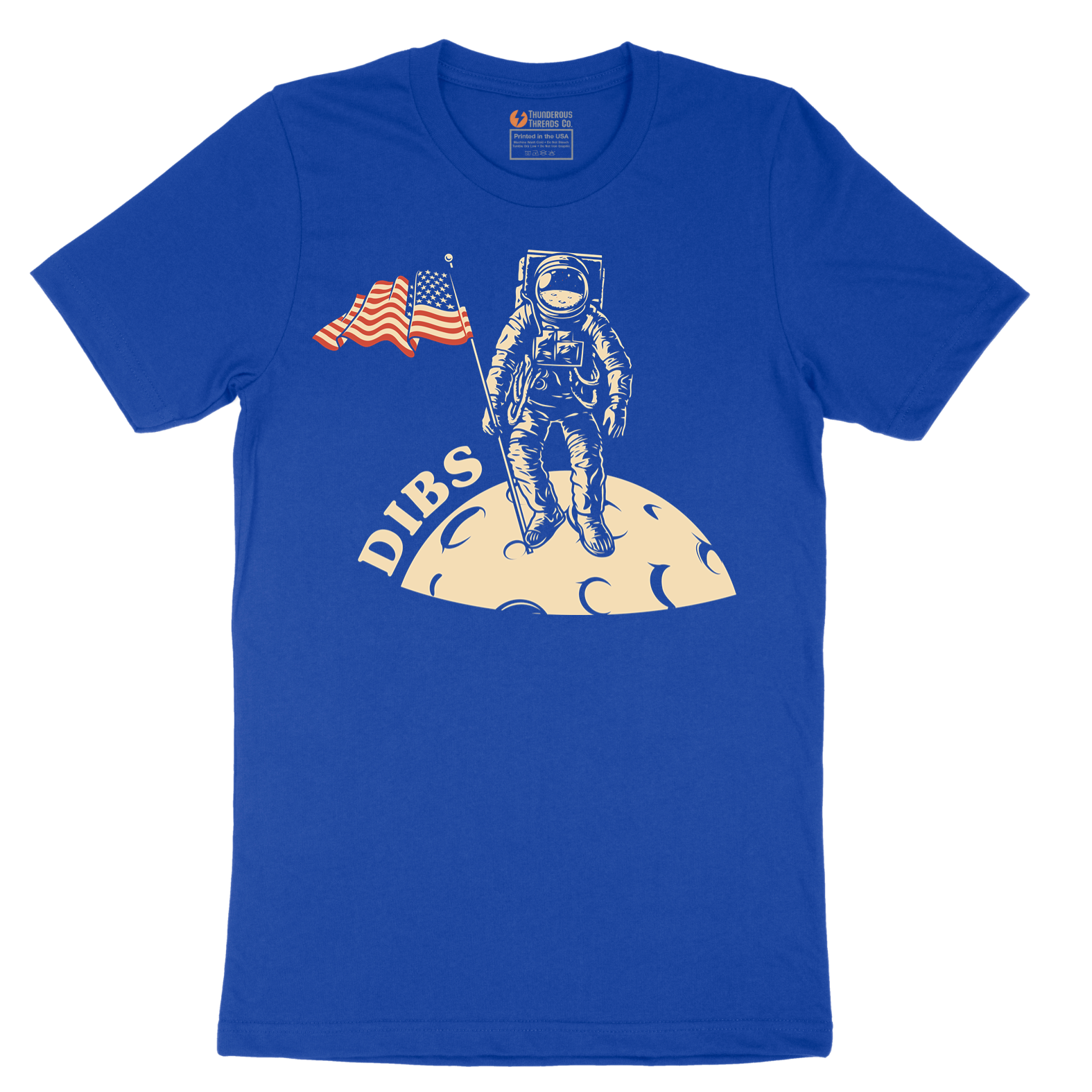 Dibs America Moon Landing - Mens T-Shirt - Sizes S - 6XL