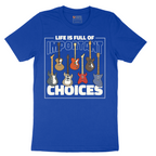Life is Full of Important Choices Guitar Version - Mens T-Shirt - Sizes S - 6XL