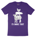 I'd Smoke That_Original Design - Mens T-Shirt - Sizes S - 6XL
