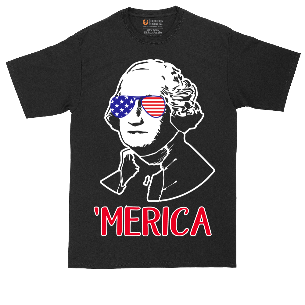 Merica George Washington | Mens Tall T-Shirt