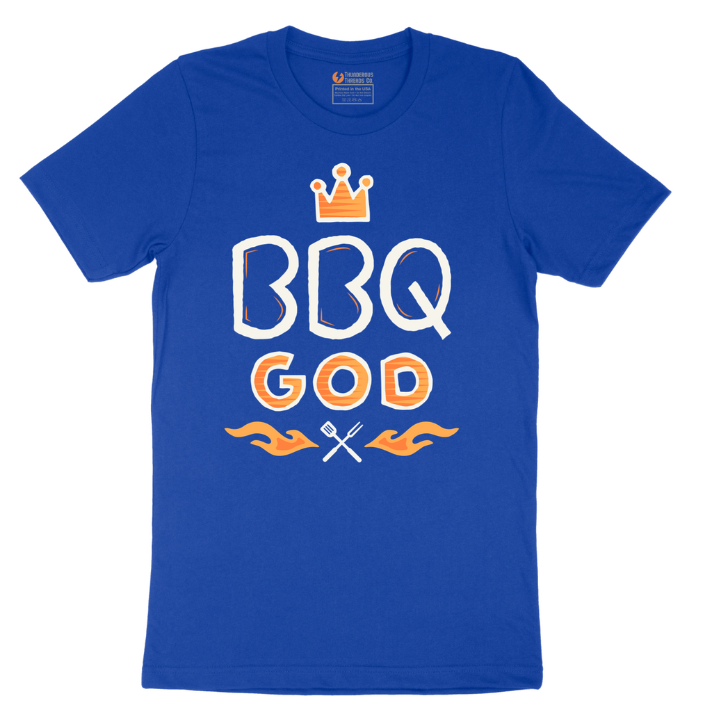 BBQ God - Mens T-Shirt - Sizes S - 6XL