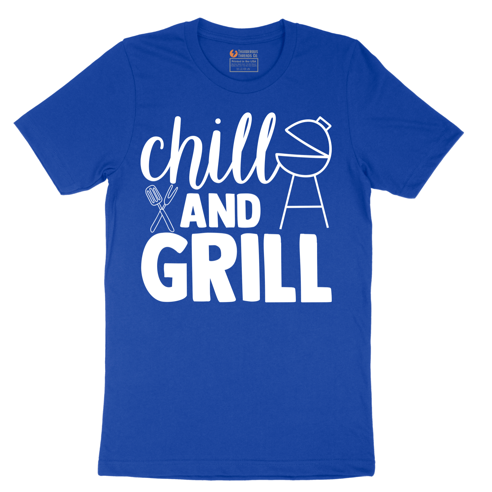 Chill and Grill - Mens T-Shirt - Sizes S - 6XL