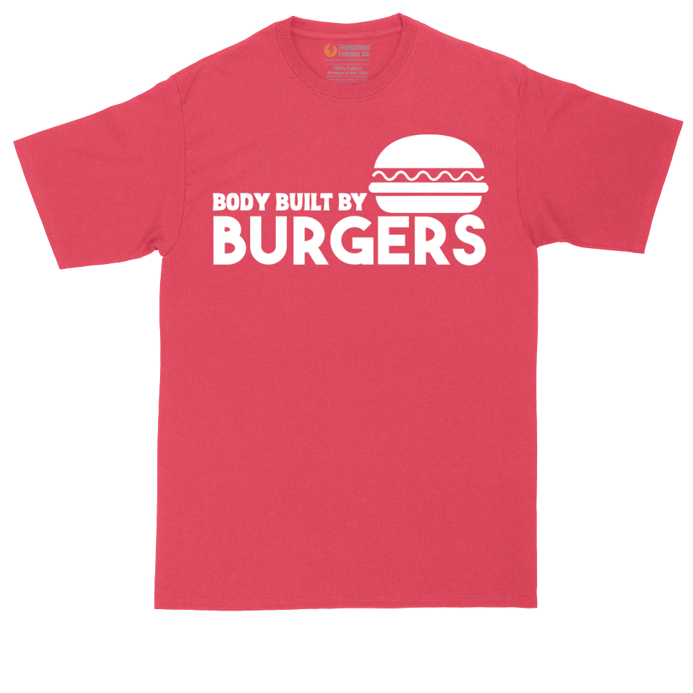 Body Built by Burgers | Mens Tall T-Shirt