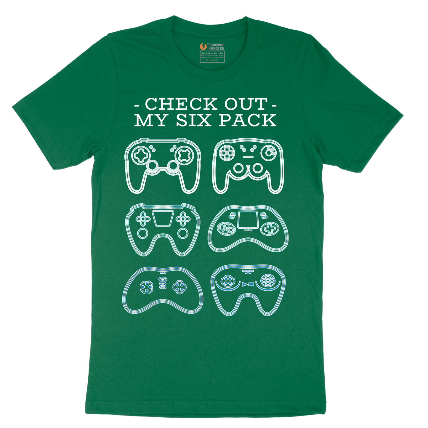 Check Out My Six Pack Video Game Version - Mens T-Shirt - Sizes S - 6XL