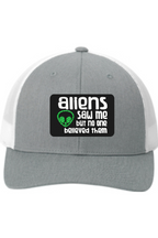 Aliens Saw Me - 3D Patch Trucker Hat