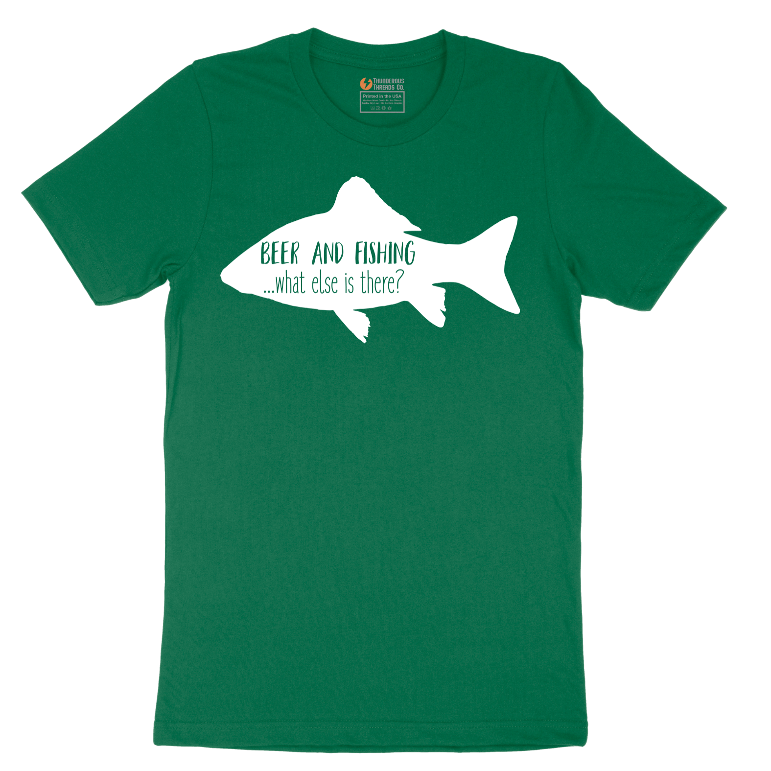 Beer and Fishing What Else is There - Mens T-Shirt - Sizes S - 6XL