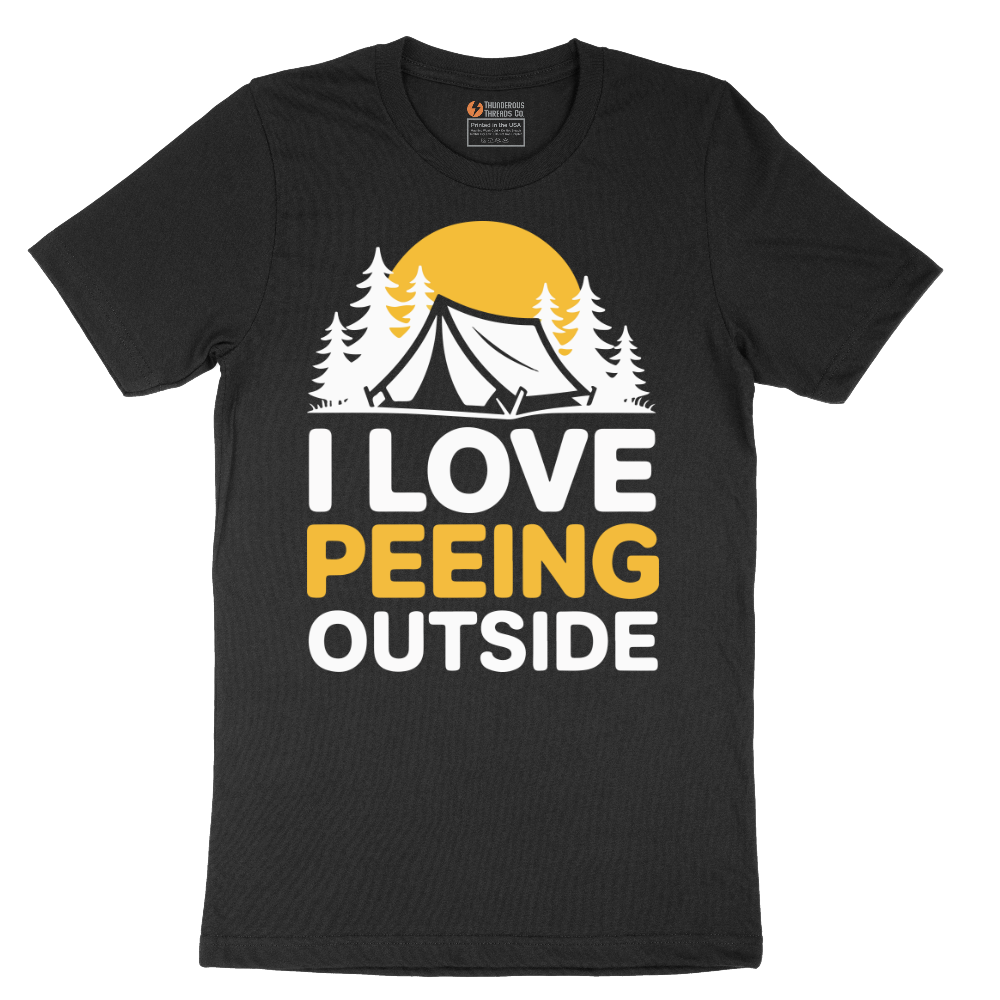I Love Peeing Outside - Mens T-Shirt (Sizes S to 6XL)