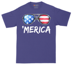 Flag Sun Glasses | Mens Tall T-Shirt