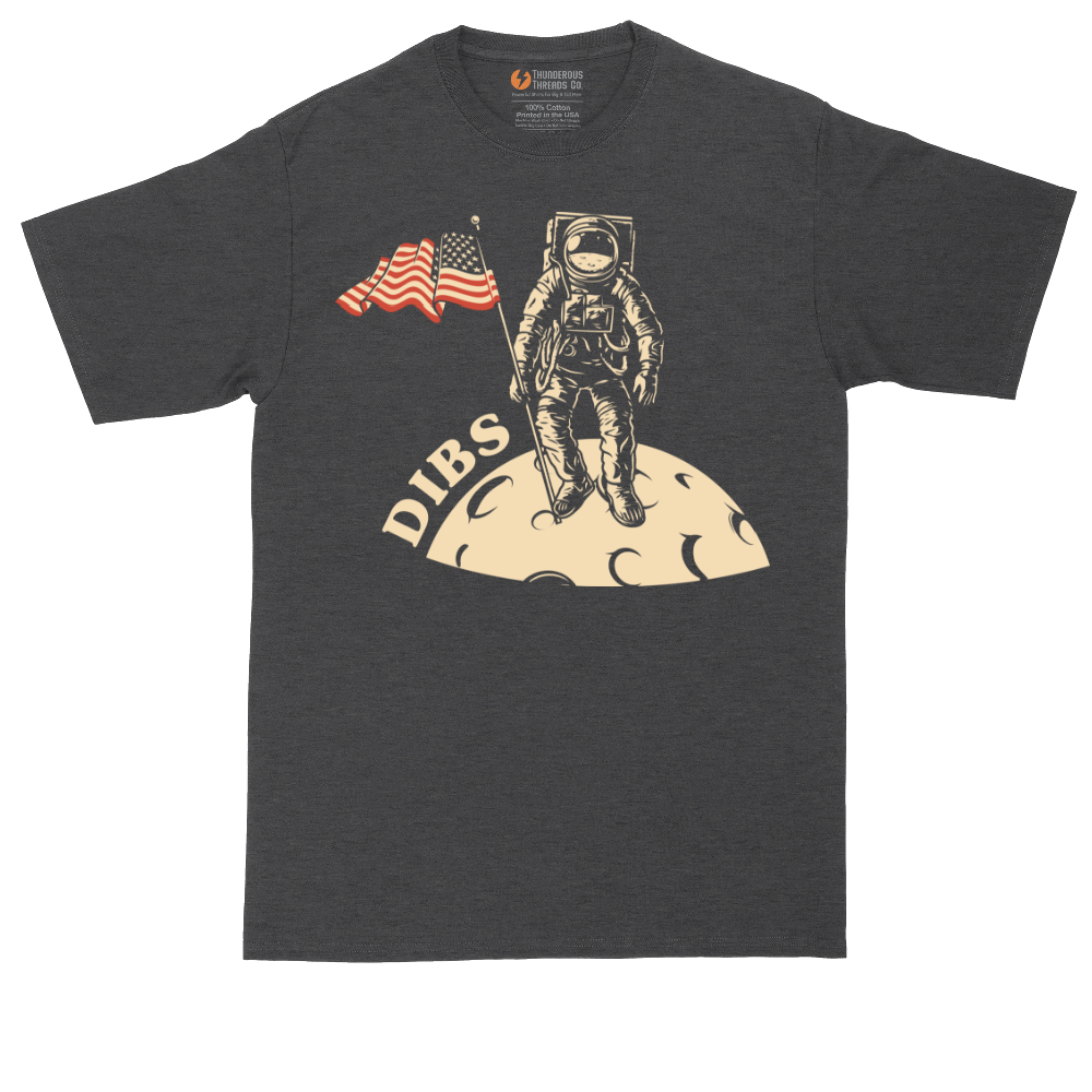 Dibs America Moon Landing | Mens Tall T-Shirt