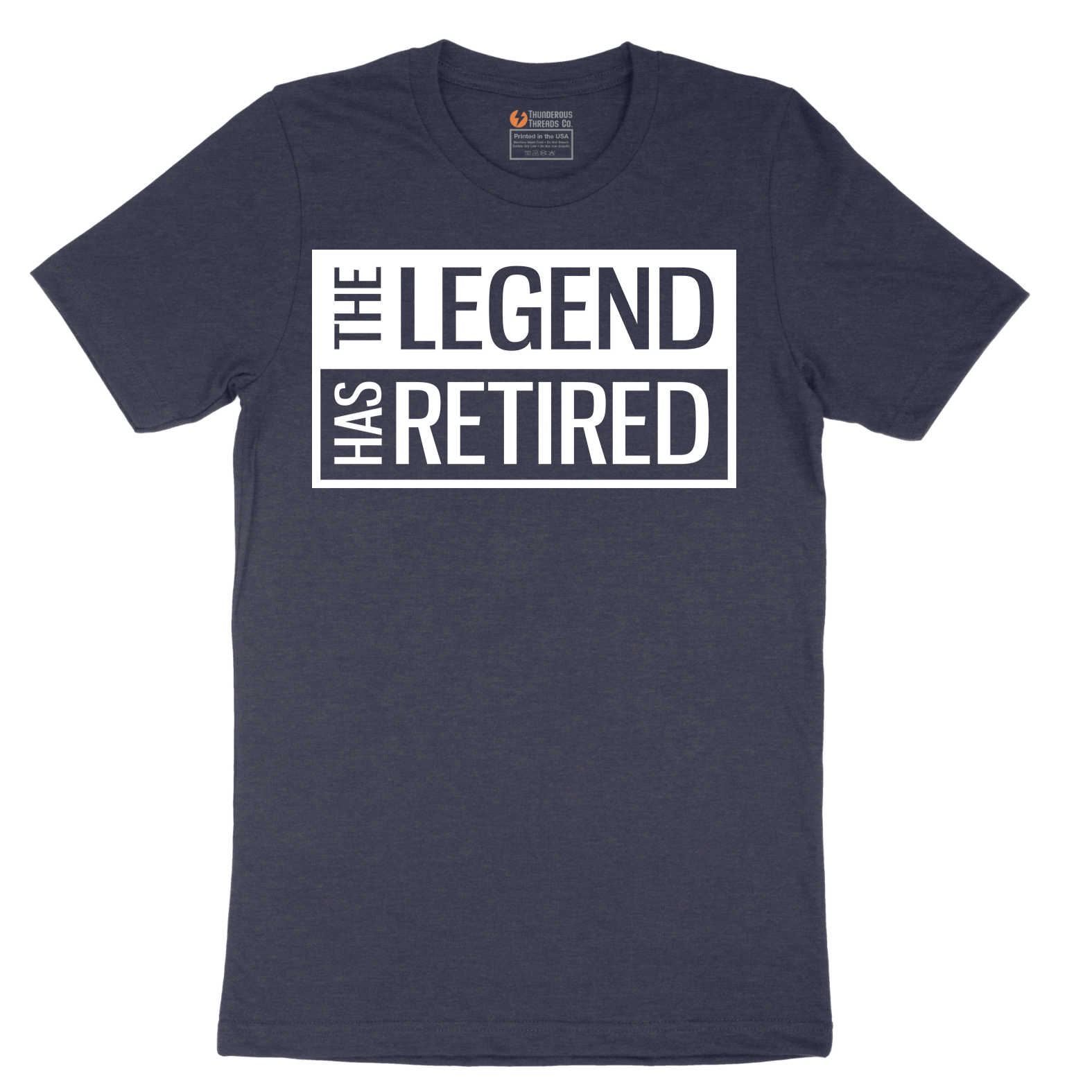 The Legend Has Retired Square Version - Mens T-Shirt - Sizes S - 6XL