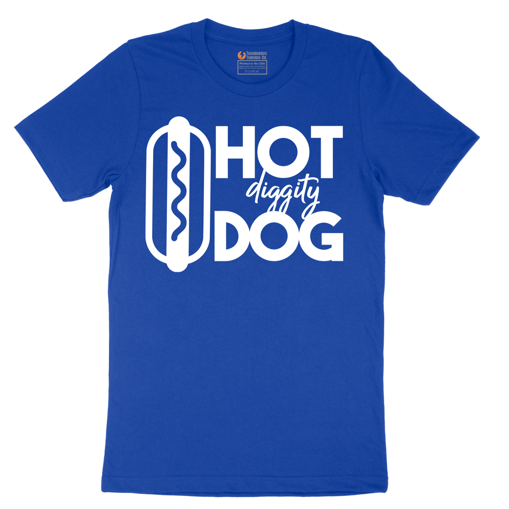 Hot Diggity Dog - Mens T-Shirt - Sizes S - 6XL