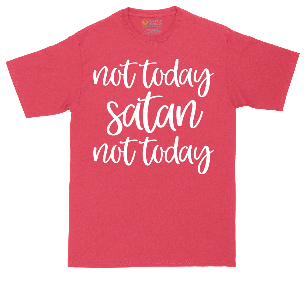 Not Today Satan Version 2 | Mens Tall T-Shirt