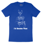 I'd Smoke That Meat Chart Version - Mens T-Shirt - Sizes S - 6XL