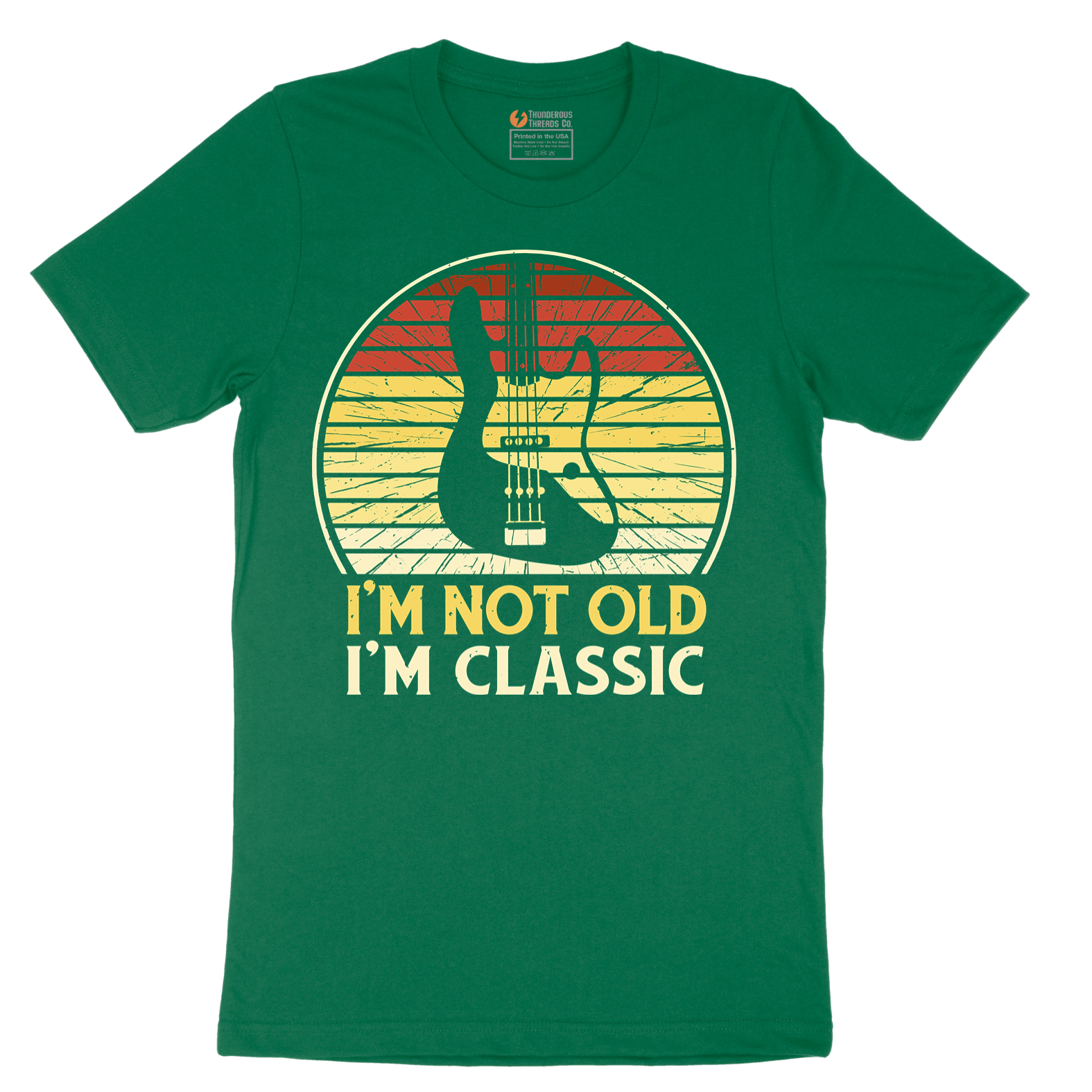 I'm Not Old I'm Classic Guitar Version - Mens T-Shirt - Sizes S - 6XL