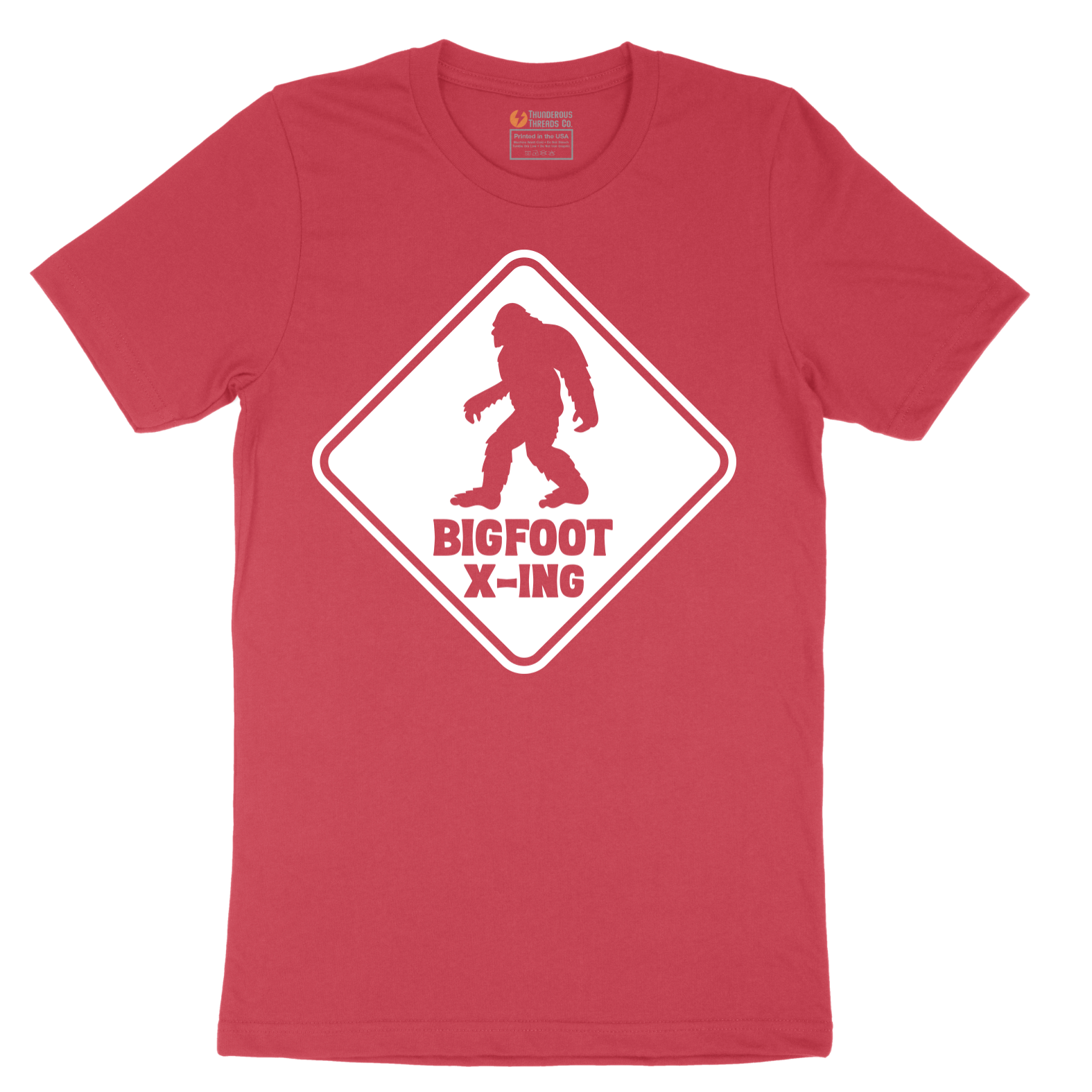 Bigfoot x-ing - Mens T-Shirt - Sizes S - 6XL