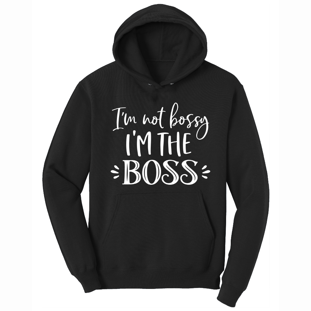 Im Not Bossy I'm the Boss - Mens Big & Tall Hooded Sweatshirt - Sizes XLT - 4XLT