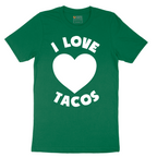 I Love Tacos - Mens T-Shirt - Sizes S - 6XL