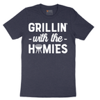 Grillin With the Homies - Mens T-Shirt - Sizes S - 6XL