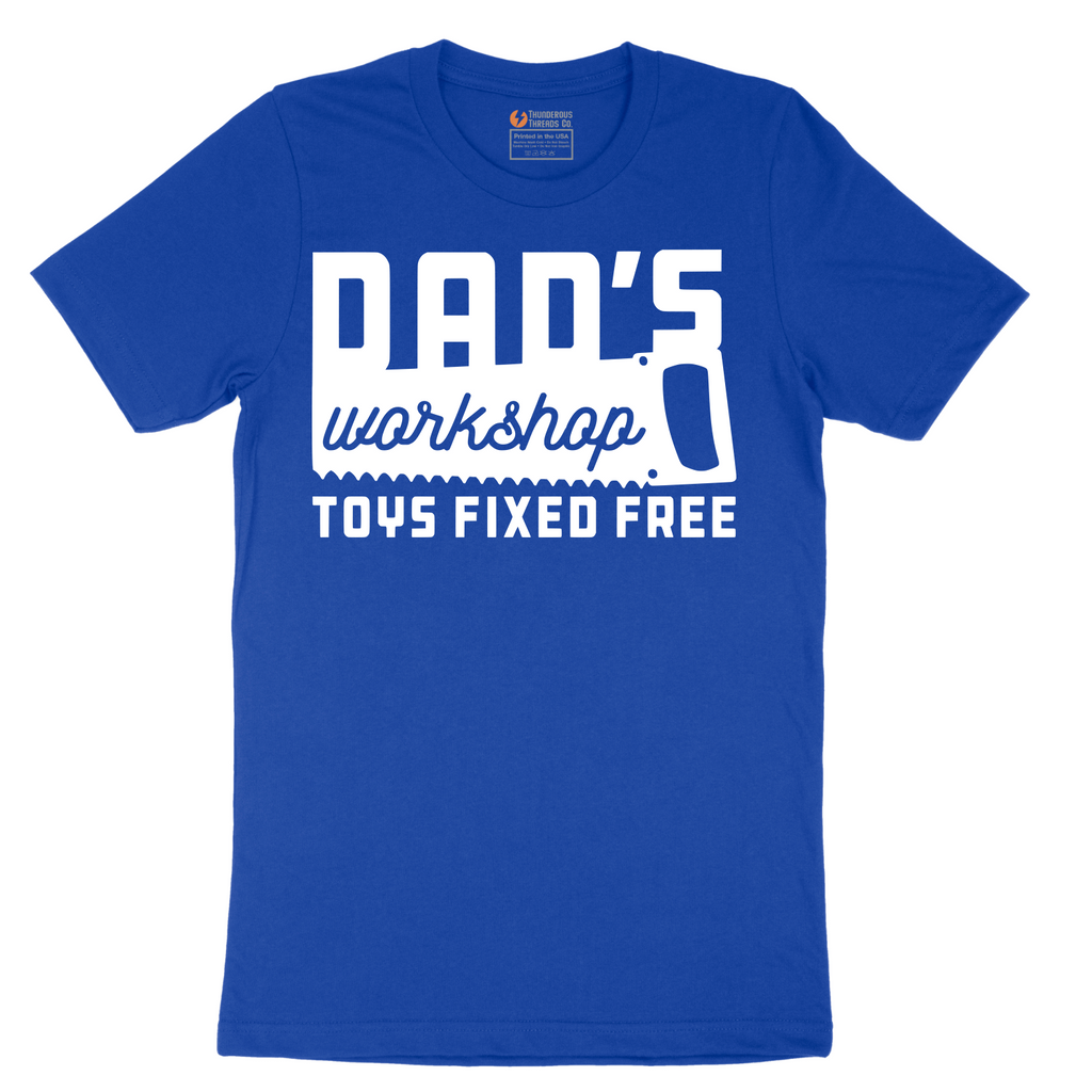 Dads Workshop Toys Fixed Free - Mens T-Shirt - Sizes S - 6XL