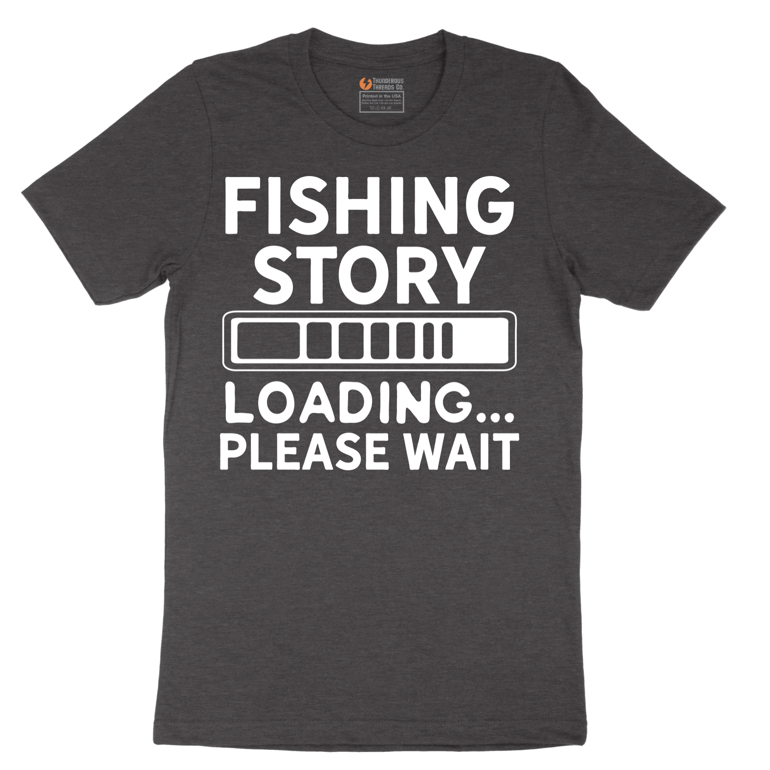 Fishing Story Please Wait - Mens T-Shirt - Sizes S - 6XL