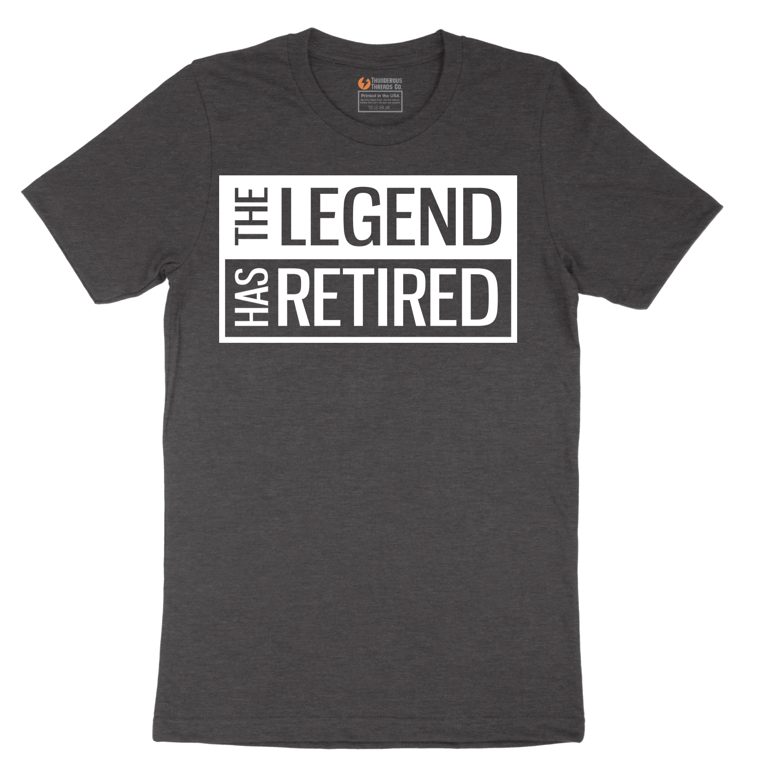 The Legend Has Retired Square Version - Mens T-Shirt - Sizes S - 6XL