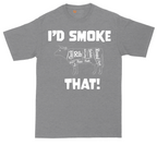 I'd Smoke That Beef Version | Mens Tall T-Shirt