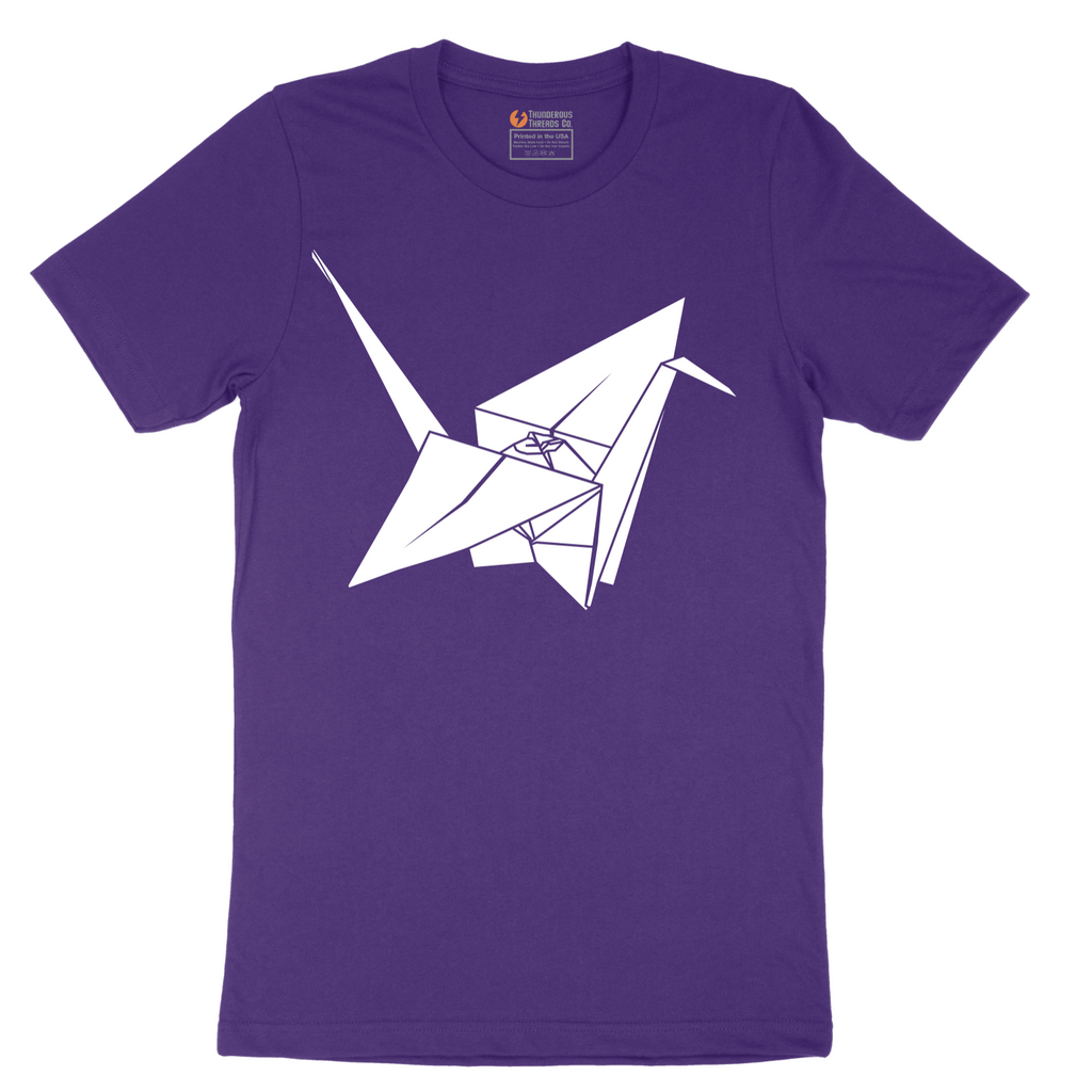 Origami Crane - Mens T-Shirt - Sizes S - 6XL