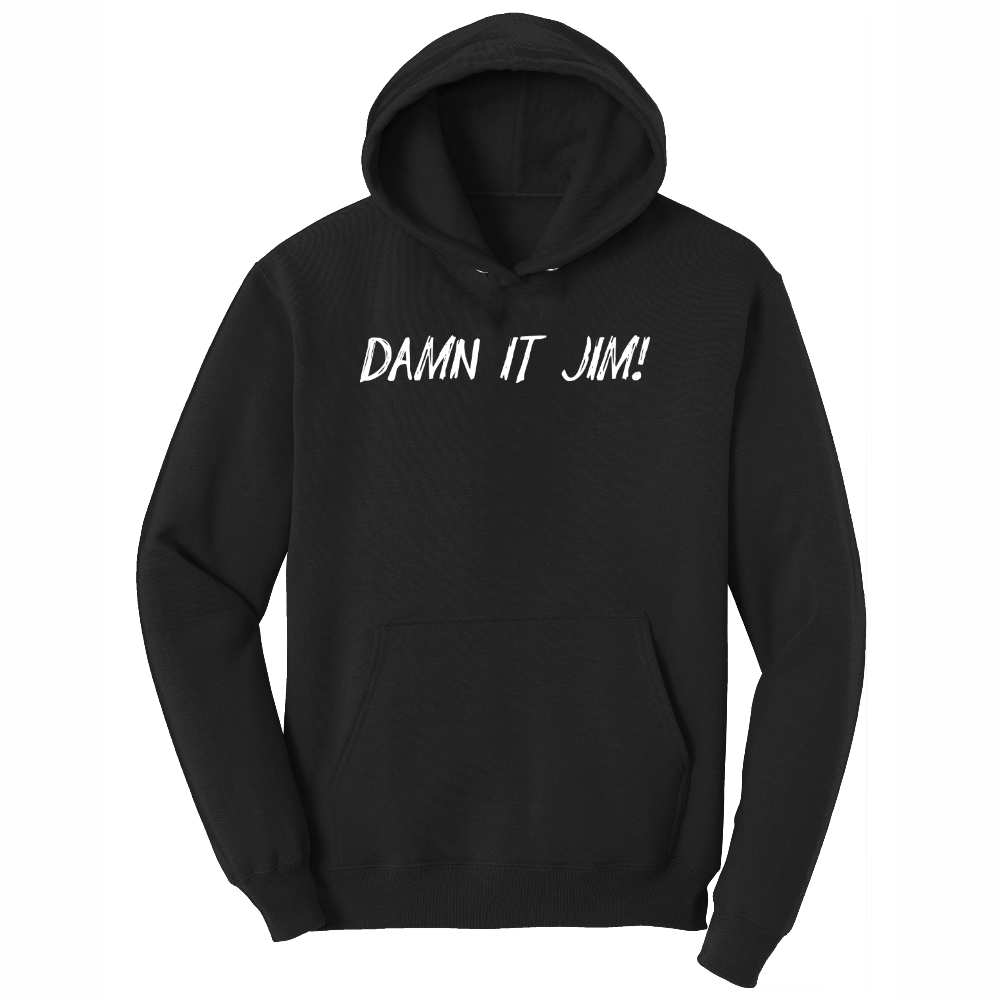 Damn It Jim - Mens Hooded Sweatshirt - Sizes S - 4XL