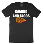 Gaming and Tacos - Mens T-Shirt - Sizes S - 6XL