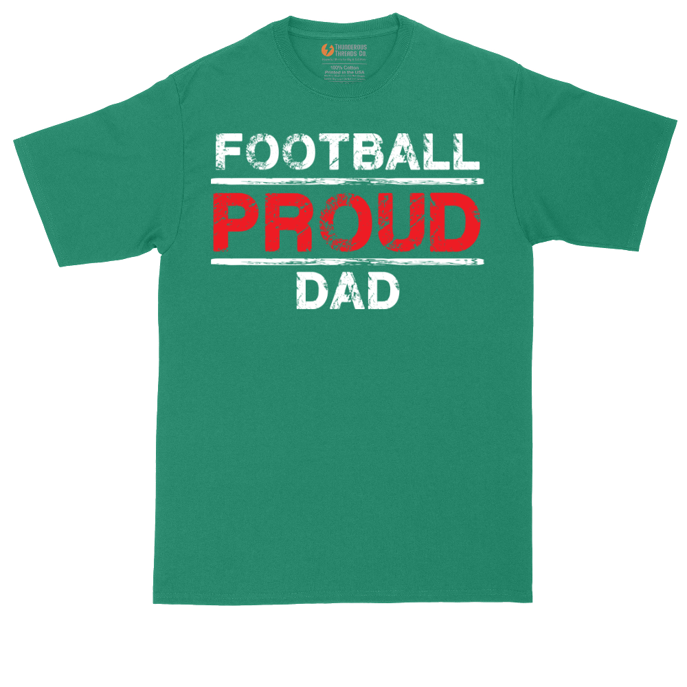 Proud Football Dad | Mens Tall T-Shirt
