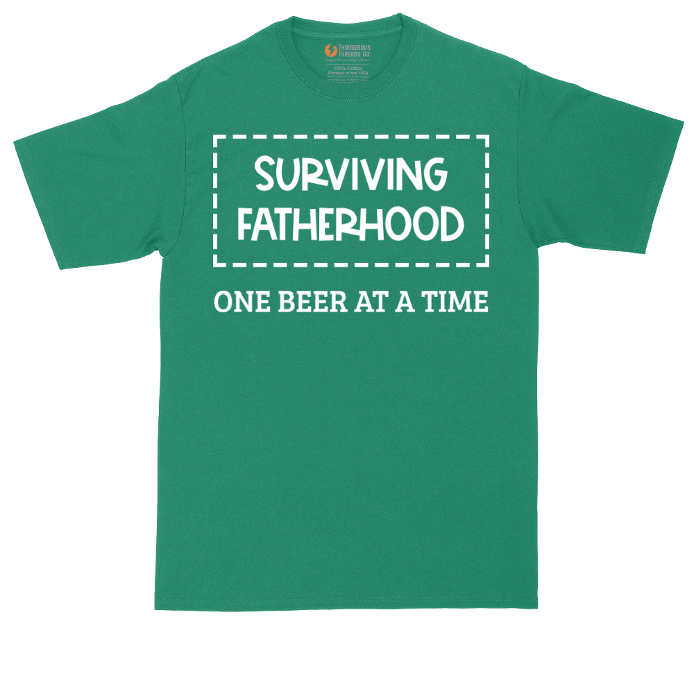 Surviving Fatherhood One Beer at a Time | Mens Tall T-Shirt