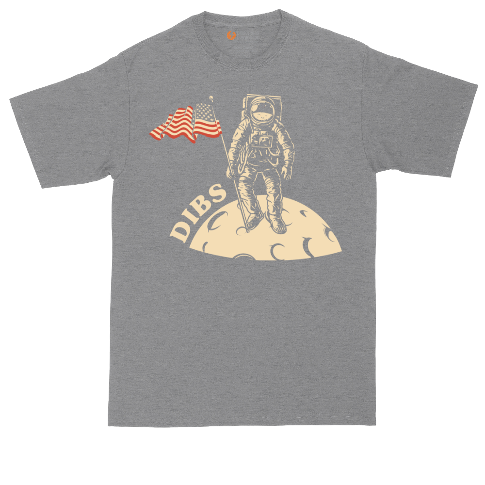 Dibs America Moon Landing | Mens Tall T-Shirt