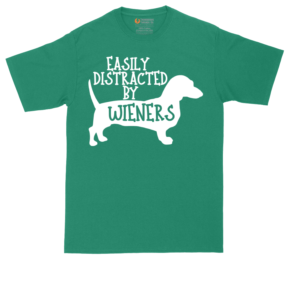 Easily Distracted by Weiners | Mens Tall T-Shirt