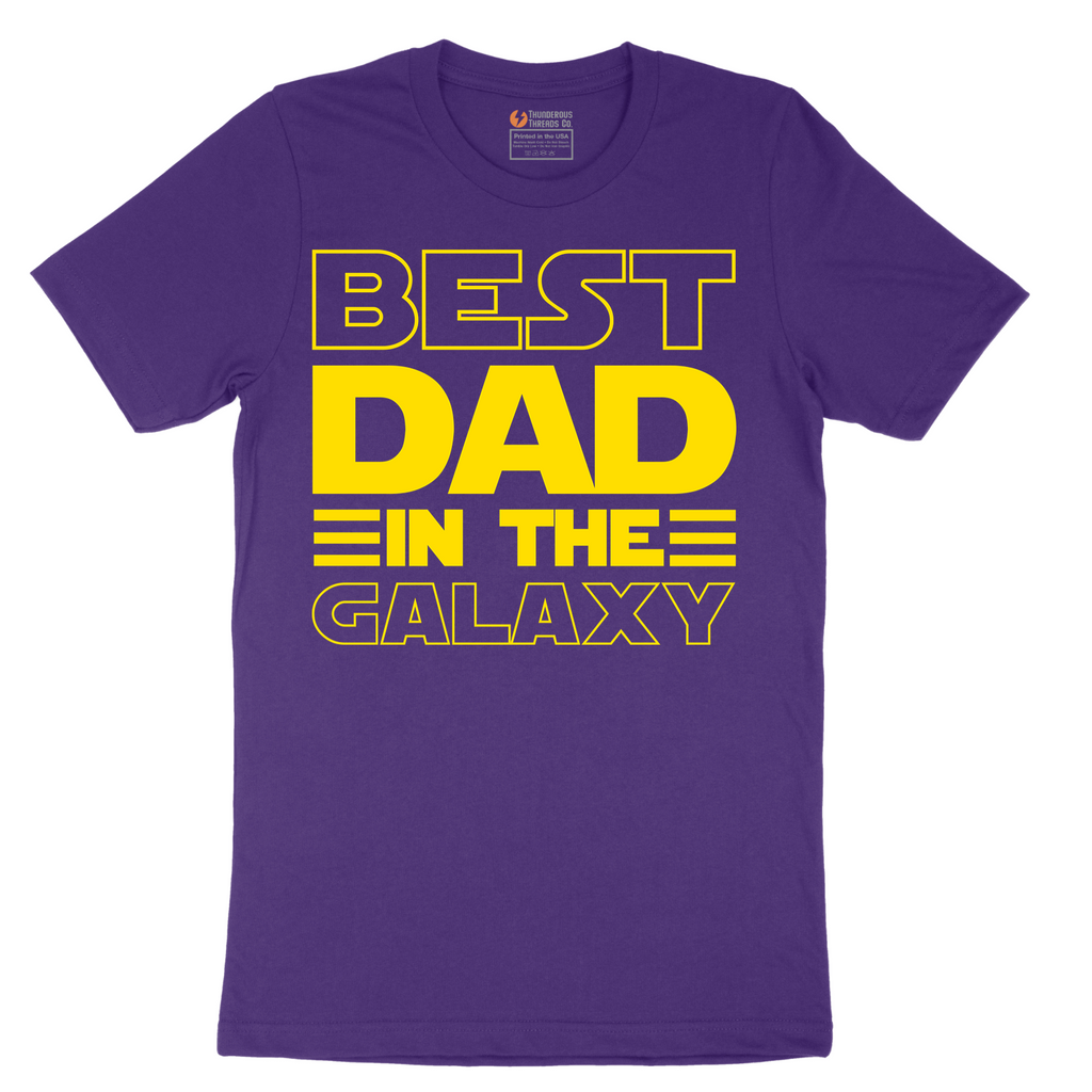 Best Dad in the Galaxy - Mens T-Shirt - Sizes S - 6XL