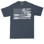 American Flag Barbeque Tools | Mens Tall T-Shirt