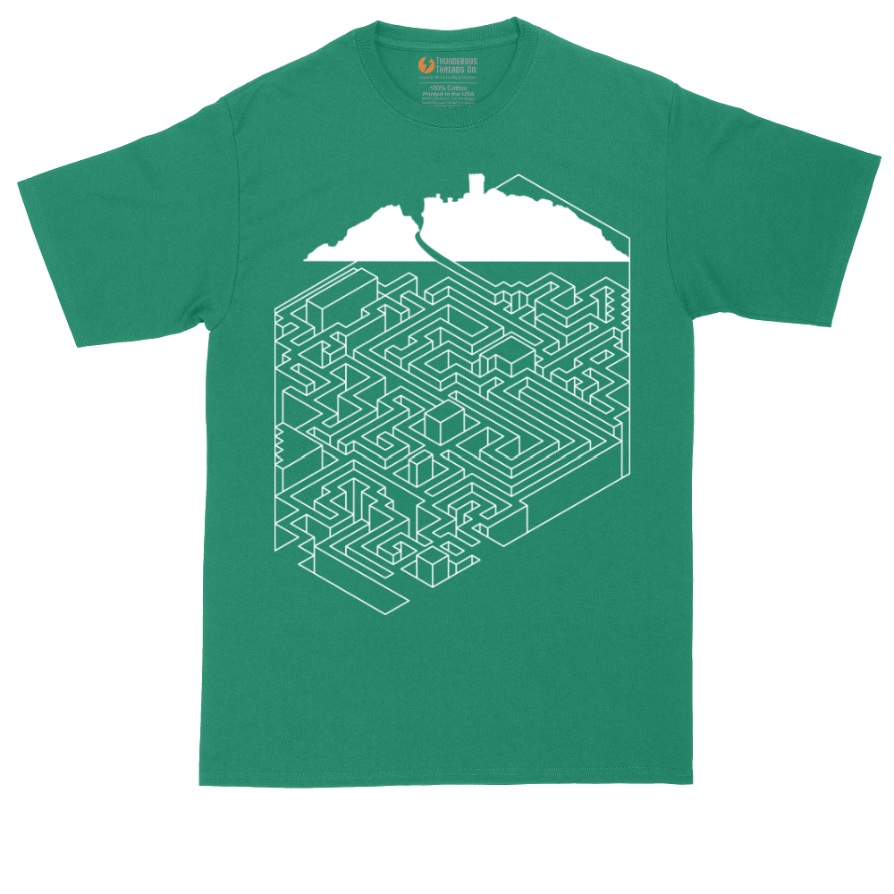Cube Castle Maze Maze | Mens Tall T-Shirt