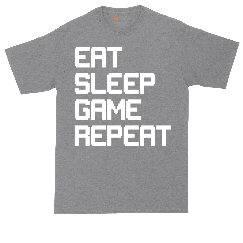 Eat Sleep Game Repeat | Mens Tall T-Shirt