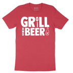 Grill and Beer - Mens T-Shirt - Sizes S - 6XL