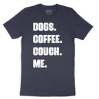 Dogs Coffee Couch Me - Mens T-Shirt - Sizes S - 6XL