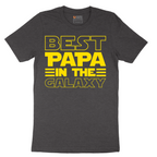 Best Papa in the Galaxy - Mens T-Shirt - Sizes S - 6XL