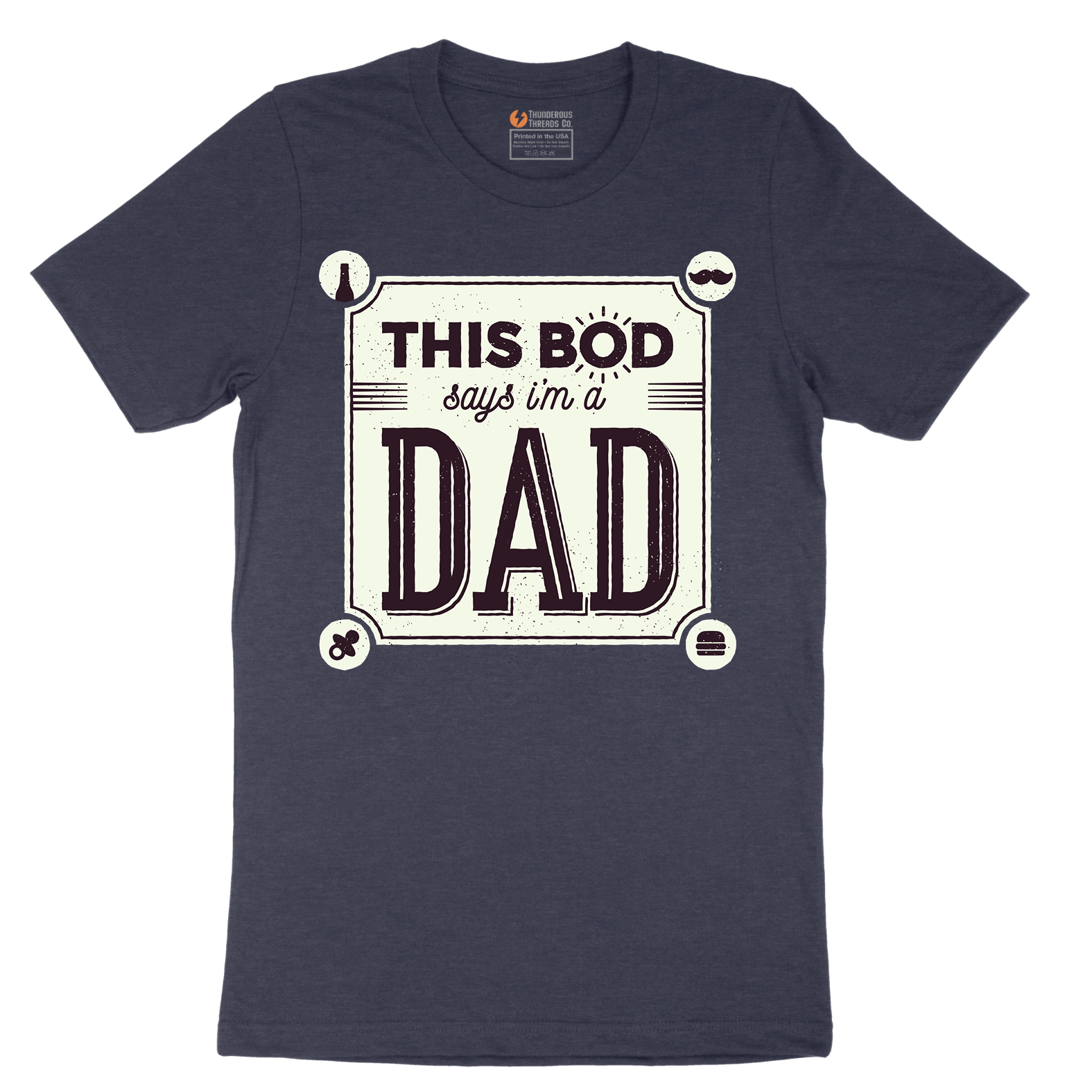This Bod Says I'm a Dad - Mens T-Shirt - Sizes S - 6XL