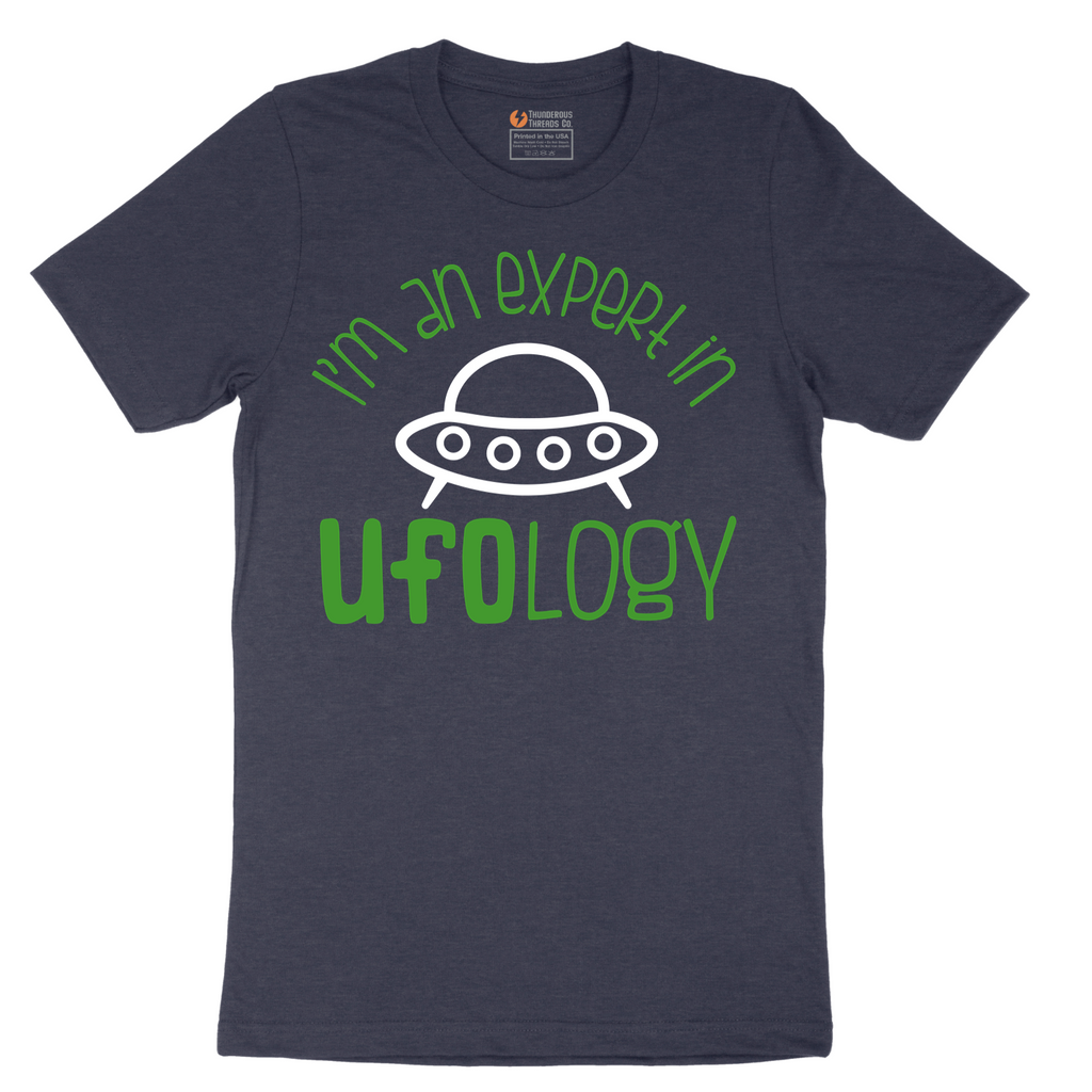 I Am an Expert in UFOology - Mens T-Shirt - Sizes S - 6XL