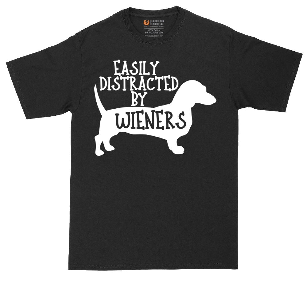 Easily Distracted by Weiners | Mens Tall T-Shirt