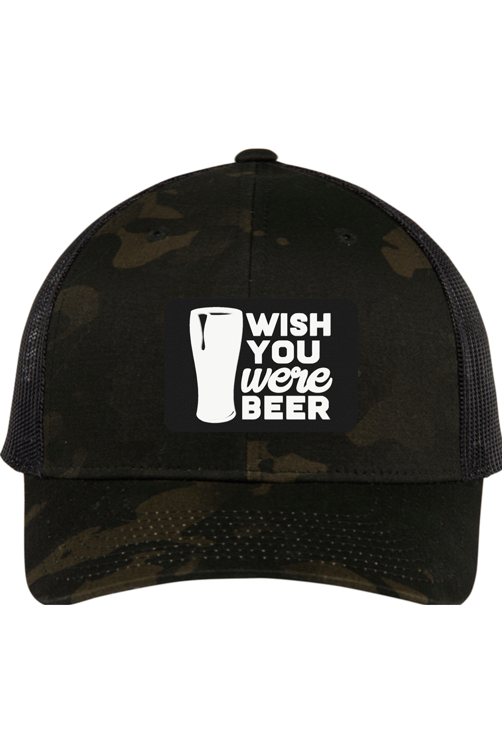Wish You were Beer - 3D Patch Trucker Hat