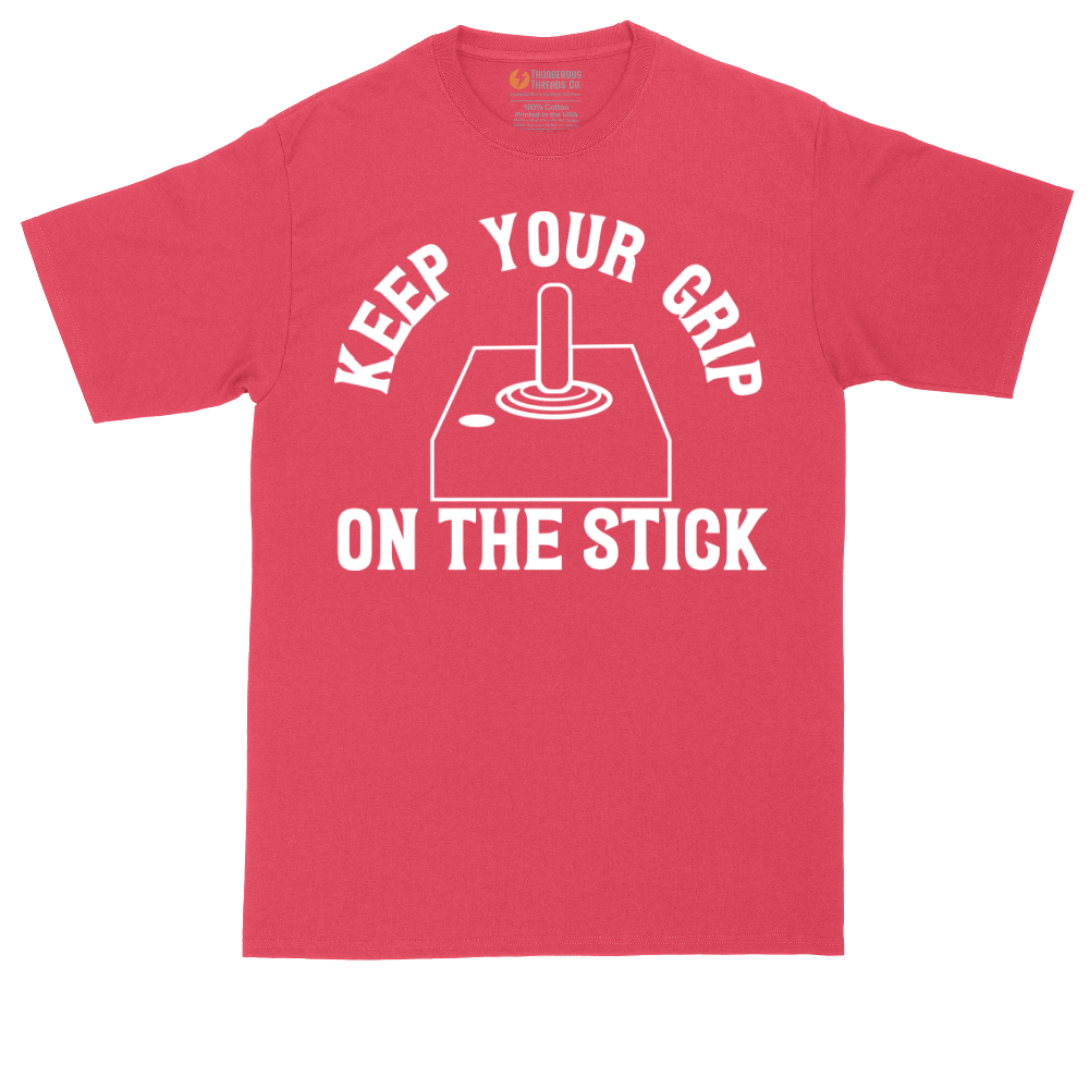 Keep Your Grip on the Stick | Mens Tall T-Shirt