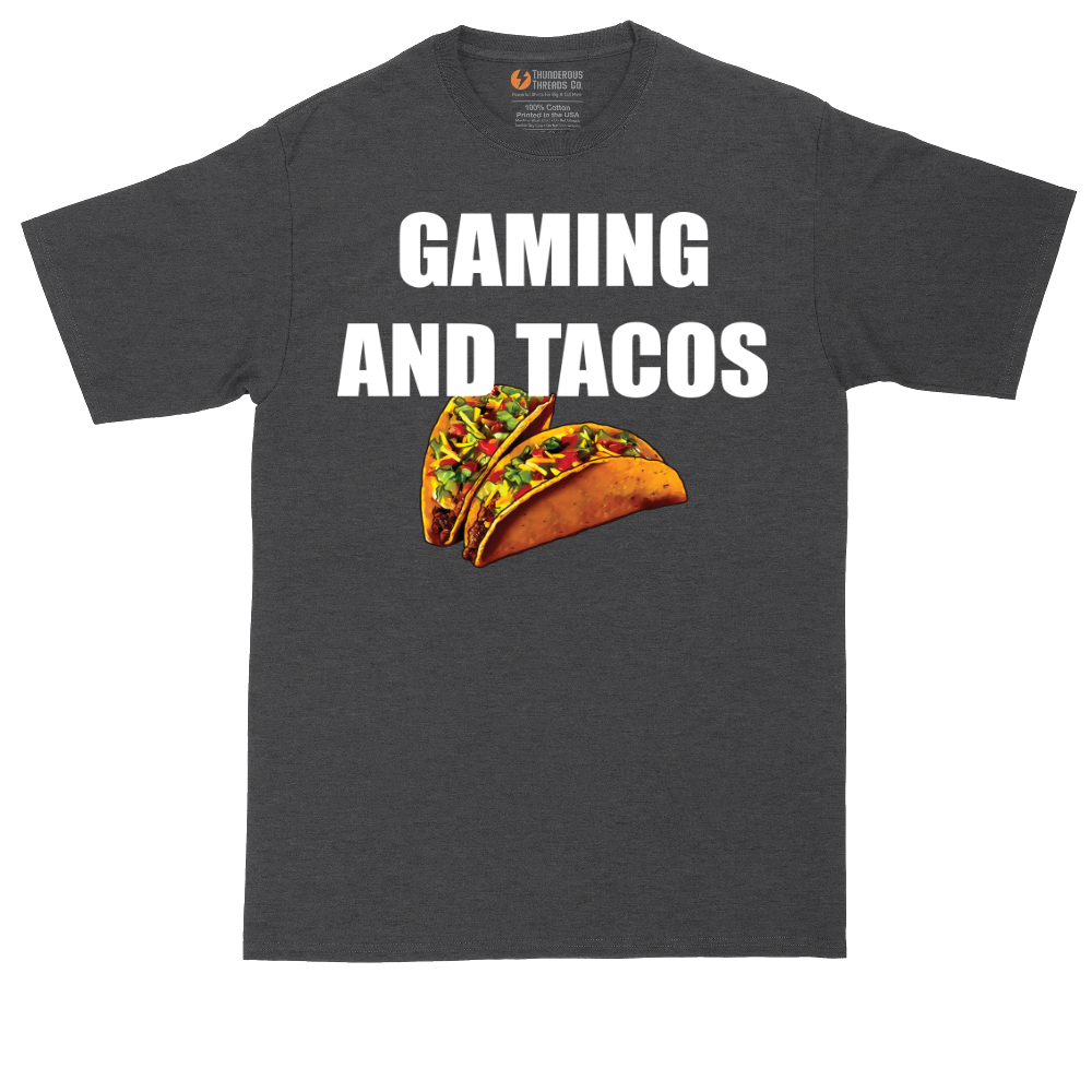 Gaming and Tacos | Mens Tall T-Shirt