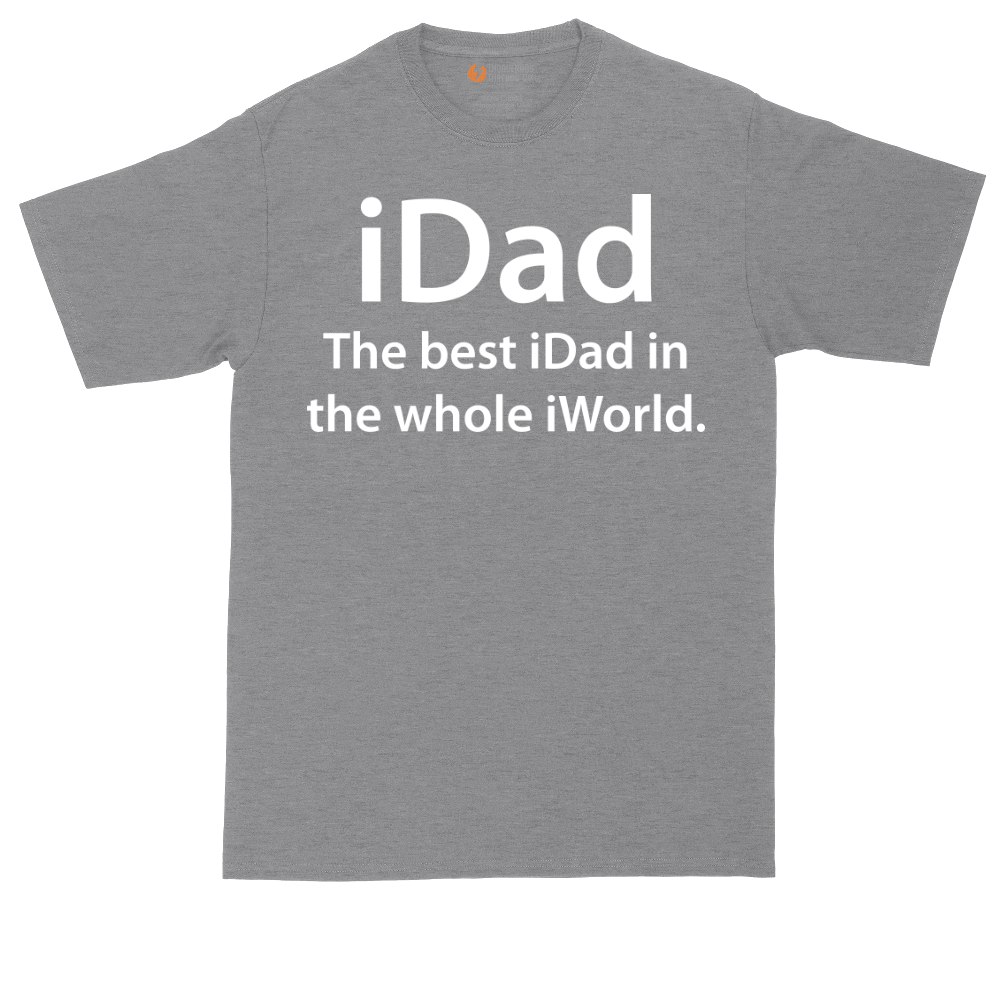 iDad the Best iDad in the Whole iWorld | Mens Tall T-Shirt