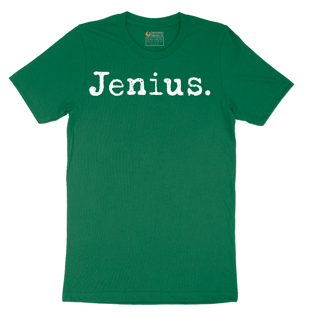 Jenius - Mens T-Shirt - Sizes S - 6XL