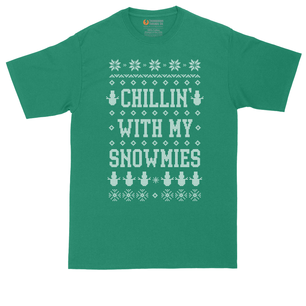 Chillin' with my Snowmies_Version 1 | Mens Tall T-Shirt