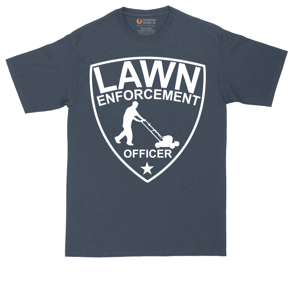 Lawn Enforcement Officer_Push Mower Version | Mens Tall T-Shirt